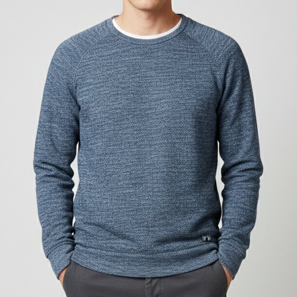 Scotch & Soda Sweatshirt Heathered Blue Tokyo Toujours